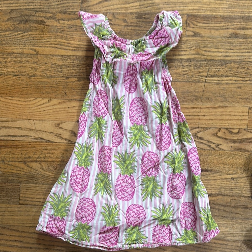 Pink and Green Pineapple Dress
